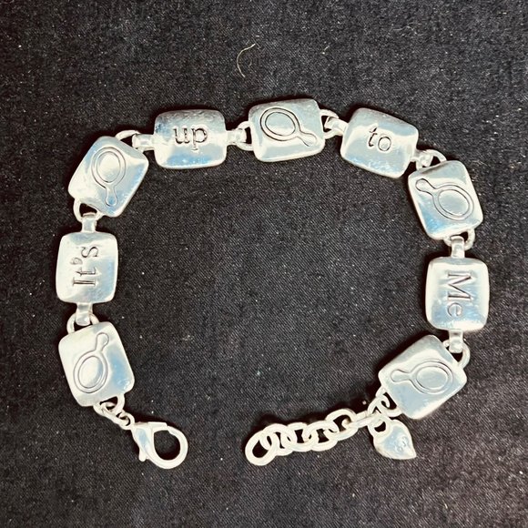 Lot Of 5 Silver Tone/Gold Tone Bracelets (3799) - Picture 5 of 7